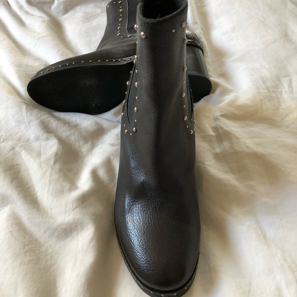 Napoleoni leather studded chelsea boots - Picture 3 of 8